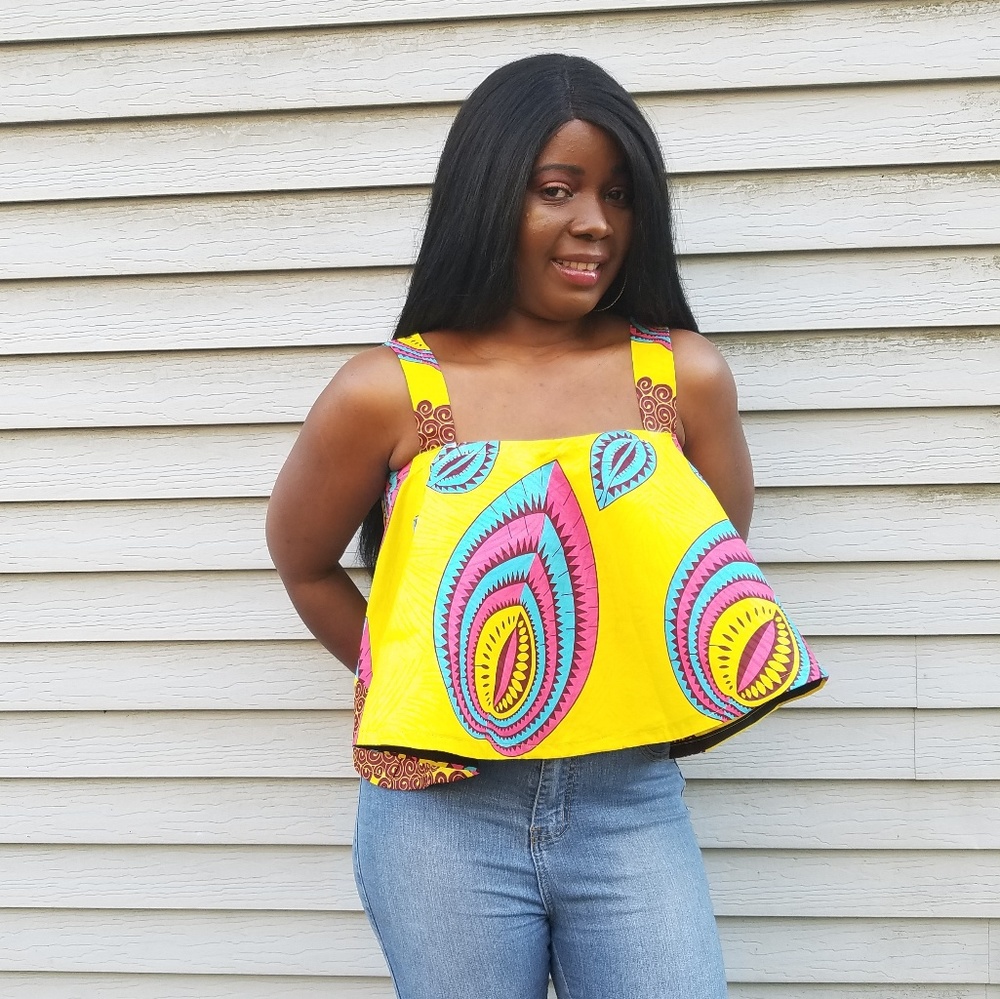 African Print Top